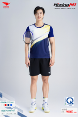 Bộ Quần Áo Cầu Lông Pickleball Bóng Chuyền Hiwing M1 Nam Nữ Màu Xanh Than