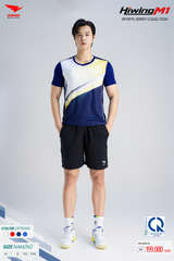 Bộ Quần Áo Cầu Lông Pickleball Bóng Chuyền Hiwing M1 Nam Nữ Màu Xanh Than