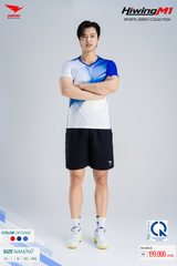 Bộ Quần Áo Cầu Lông Pickleball Bóng Chuyền Hiwing M1 Nam Nữ Màu Trắng