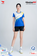 Bộ Quần Áo Cầu Lông Pickleball Bóng Chuyền Hiwing M1 Nam Nữ Màu Xanh Bích