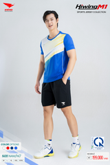 Bộ Quần Áo Cầu Lông Pickleball Bóng Chuyền Hiwing M1 Nam Nữ Màu Xanh Bích