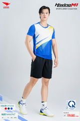 Bộ Quần Áo Cầu Lông Pickleball Bóng Chuyền Hiwing M1 Nam Nữ Màu Xanh Bích