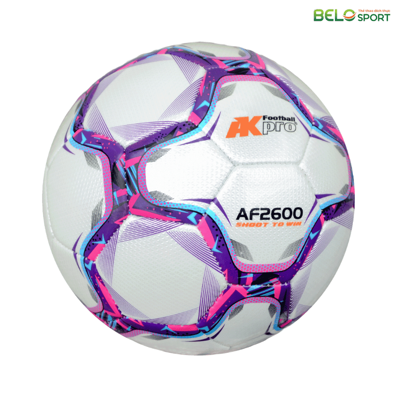 Bóng đá AKpro AF2600 Tím Size 4 Size 5