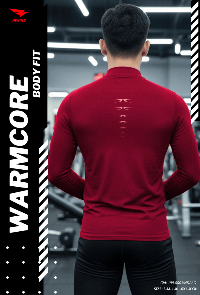 Áo Body Cao Cấp HIWING WARMCORE-1 Giữ Nhiệt, Co Giãn 4 Chiều, Chống Nhăn Màu Xanh Lính