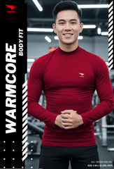 Áo Body Cao Cấp HIWING WARMCORE-1 Giữ Nhiệt, Co Giãn 4 Chiều, Chống Nhăn Màu Đỏ