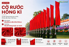 Cờ Hồng Kì – Cờ Rước Hồng Kì Đẹp, Bền, May Theo Yêu Cầu