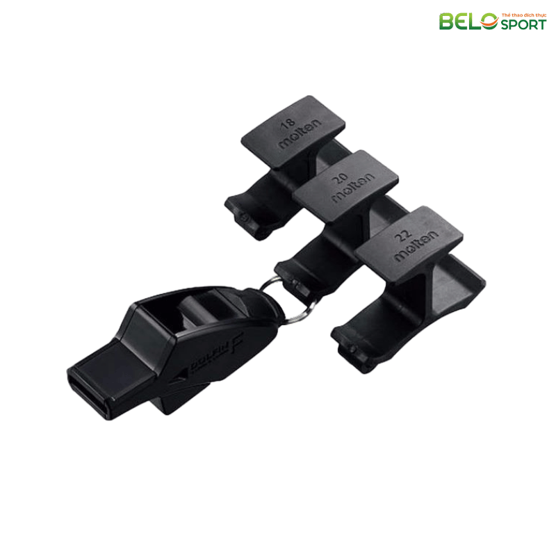 Còi Trọng Tài Bóng Đá Molten Dolfin F Kẹp Tay