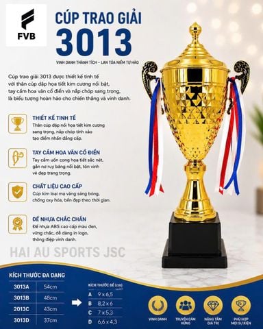 Cup Thể Thao 3013 Màu Vàng