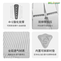 Đai Hỗ Trợ Thắt Lưng Thoáng Khí Có Đệm Nén AL7895