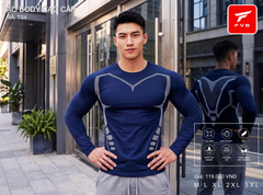Áo Thể Thao Body Dài Tay Cao Cấp FVB Mã TS2 — Thiết Kế Cơ Bắp Vạm Vỡ, Tôn Dáng Cực Đỉnh