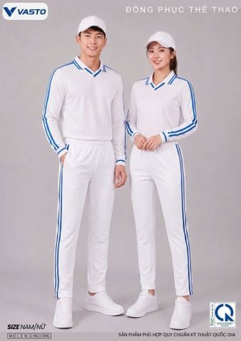 Đồng Phục Rước Hồng Kỳ, Diễu Hành Hội Thao Dài Tay VastoD10 – Sang Trọng, Lịch Sự, Chuẩn Form
