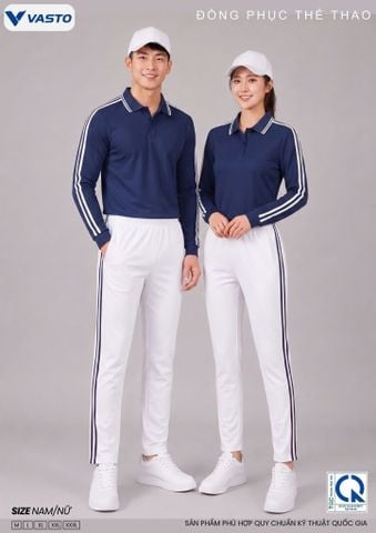 Đồng Phục Rước Hồng Kỳ, Diễu Hành Hội Thao Dài Tay VastoD11 – Sang Trọng, Lịch Sự, Chuẩn Form