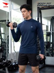 Áo Body Cao Cấp HIWING WARMCORE-1 Giữ Nhiệt, Co Giãn 4 Chiều, Chống Nhăn Màu Xanh Đen