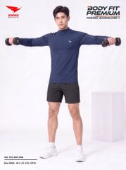 Áo Body Cao Cấp HIWING WARMCORE-1 Giữ Nhiệt, Co Giãn 4 Chiều, Chống Nhăn Màu Xanh Đen
