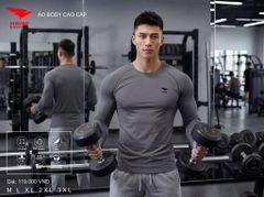 Áo Thể Thao Dài Tay Body Cao Cấp Hiwing Màu Xám — Ôm Dáng, Thoải Mái, Giá Tốt Nhất