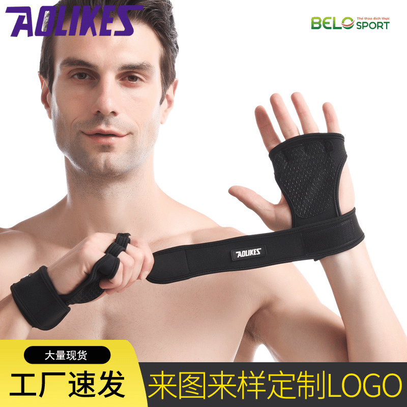 Găng Tay Nâng Tạ Tập Gym Có Quấn Aolikes A117