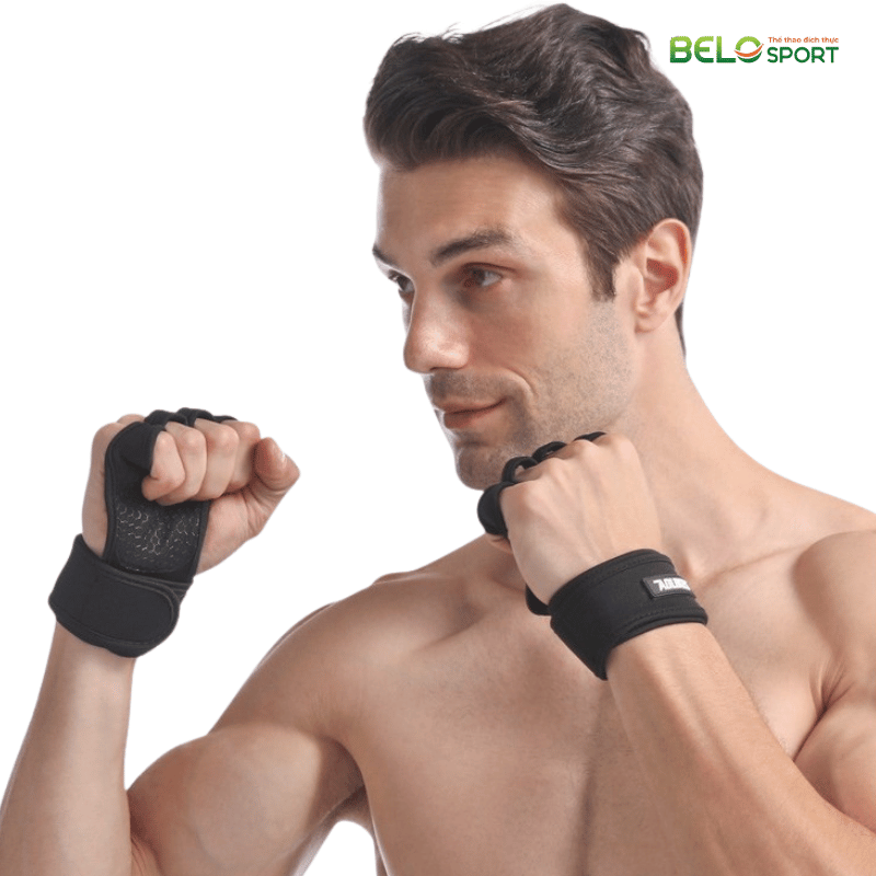 Găng Tay Nâng Tạ Tập Gym Có Quấn Aolikes A117