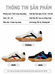 Giày Kéo Co - Giày Đẩy Gậy Nội Địa Trung Chính Hãng Mùa Trắng Vàng (Size 36-44)