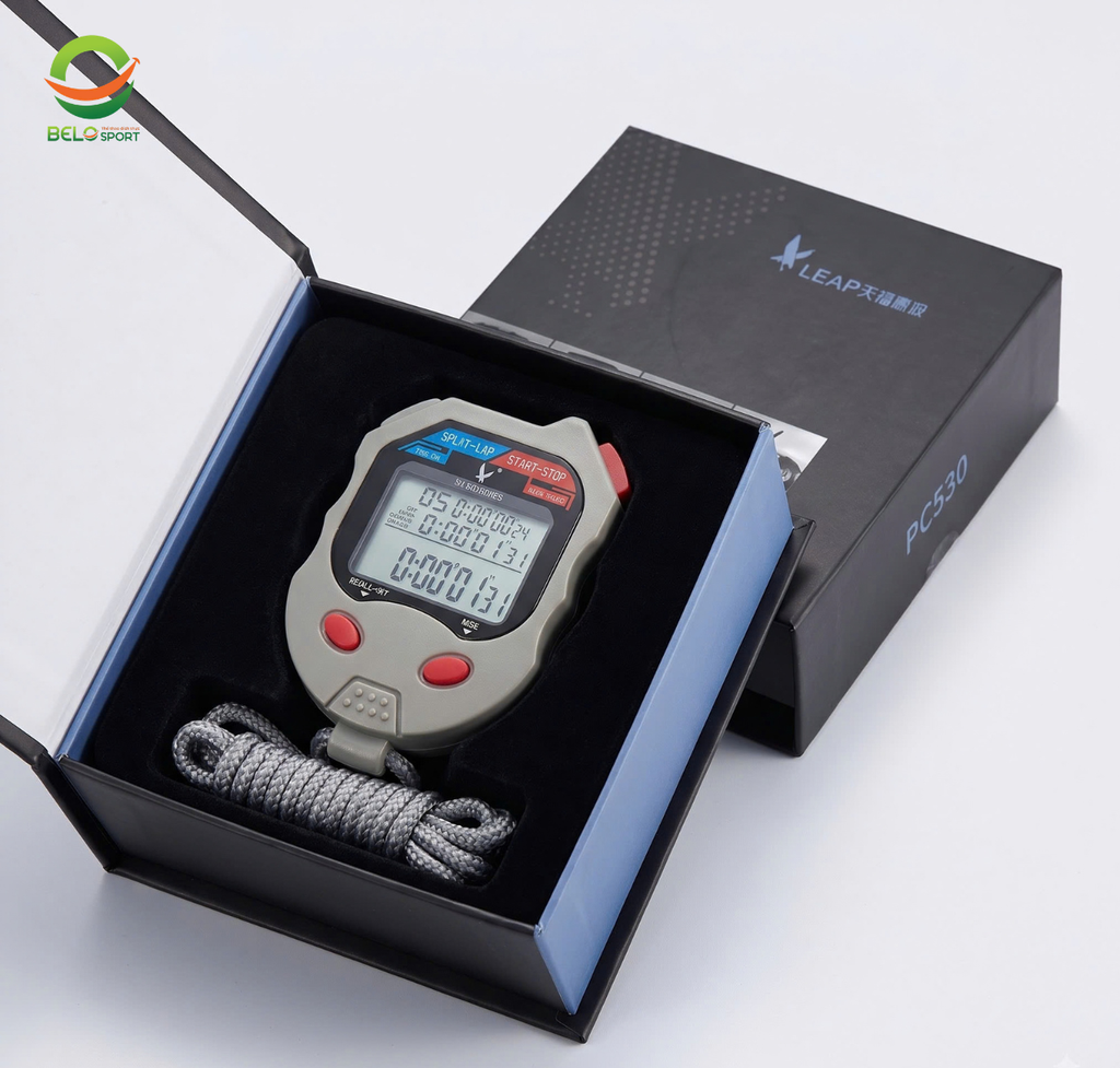 Đồng Hồ Bấm Giờ Thể Thao 10 Laps PC510 — Chuyên Nghiệp, Đa Nhớ, Đo Lường Cực Chuẩn