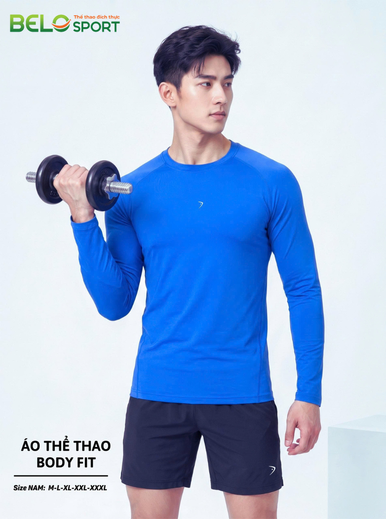 Áo Thể Thao Dài Tay Body Fit SevenF — Tập Gym, Giữ Nhiệt, Đa Năng, Giá Cực Sốc