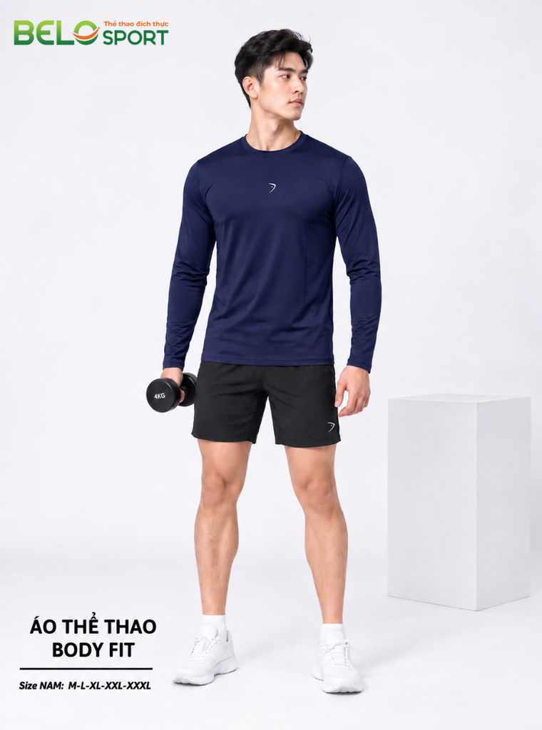 Áo Thể Thao Dài Tay Body Fit SevenF — Tập Gym, Giữ Nhiệt, Đa Năng, Giá Cực Sốc