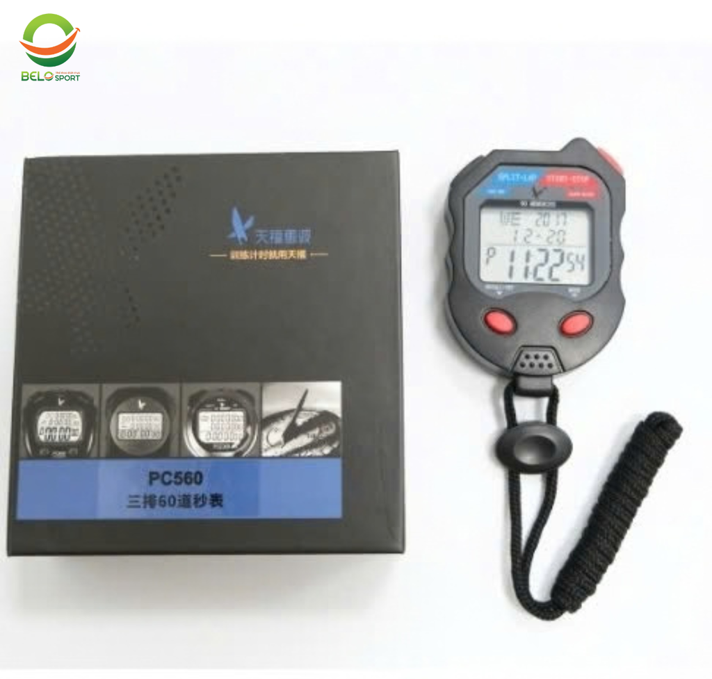 Đồng Hồ Bấm Giờ Thể Thao 60 Laps LEAP PC560 — Đỉnh Cao Chuyên Nghiệp, Bộ Nhớ Cực Khủng