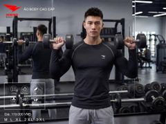 Áo Thể Thao Dài Tay Body Cao Cấp Hiwing Màu Đen — Ôm Dáng, Thoải Mái, Giá Tốt Nhất