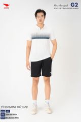 Áo Thể Thao Polo Pickleball, Golf Cao Cấp Hiwing G2 Màu Trắng