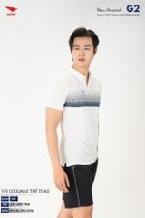 Áo Thể Thao Polo Pickleball, Golf Cao Cấp Hiwing G2 Màu Trắng