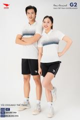 Áo Thể Thao Polo Pickleball, Golf Cao Cấp Hiwing G2 Màu Trắng