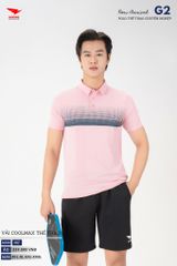 Áo Thể Thao Polo Pickleball, Golf Cao Cấp Hiwing G2 Màu Hồng Phấn