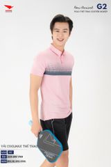 Áo Thể Thao Polo Pickleball, Golf Cao Cấp Hiwing G2 Màu Hồng Phấn