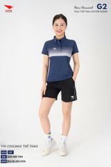 Áo Thể Thao Polo Pickleball, Golf Cao Cấp Hiwing G2 Màu Xanh Than