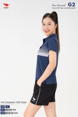 Áo Thể Thao Polo Pickleball, Golf Cao Cấp Hiwing G2 Màu Xanh Than