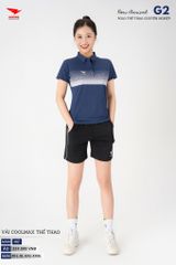 Áo Thể Thao Polo Pickleball, Golf Cao Cấp Hiwing G2 Màu Xanh Than