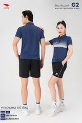 Áo Thể Thao Polo Pickleball, Golf Cao Cấp Hiwing G2 Màu Trắng