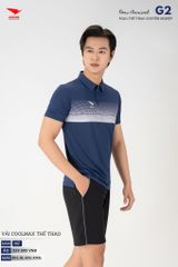 Áo Thể Thao Polo Pickleball, Golf Cao Cấp Hiwing G2 Màu Xanh Than