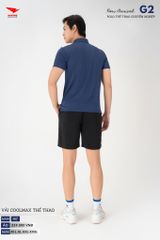 Áo Thể Thao Polo Pickleball, Golf Cao Cấp Hiwing G2 Màu Xanh Than