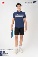 Áo Thể Thao Polo Pickleball, Golf Cao Cấp Hiwing G2 Màu Xanh Than