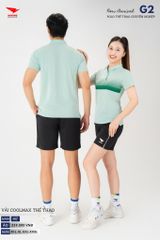 Áo Thể Thao Polo Pickleball, Golf Cao Cấp Hiwing G2 Màu Hồng Phấn