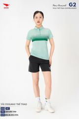 Áo Thể Thao Polo Pickleball, Golf Cao Cấp Hiwing G2 Màu Xanh Mint