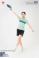 Áo Thể Thao Polo Pickleball, Golf Cao Cấp Hiwing G2 Màu Xanh Mint