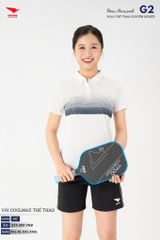 Áo Thể Thao Polo Pickleball, Golf Cao Cấp Hiwing G2 Màu Trắng