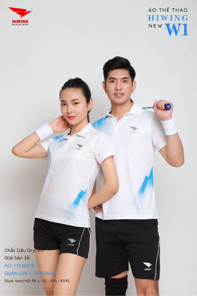 Áo Cầu Lông Hiwing W1 Màu Vàng
