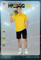 Áo Cầu Lông , Pickleball Hiwing A2 - Màu Vàng