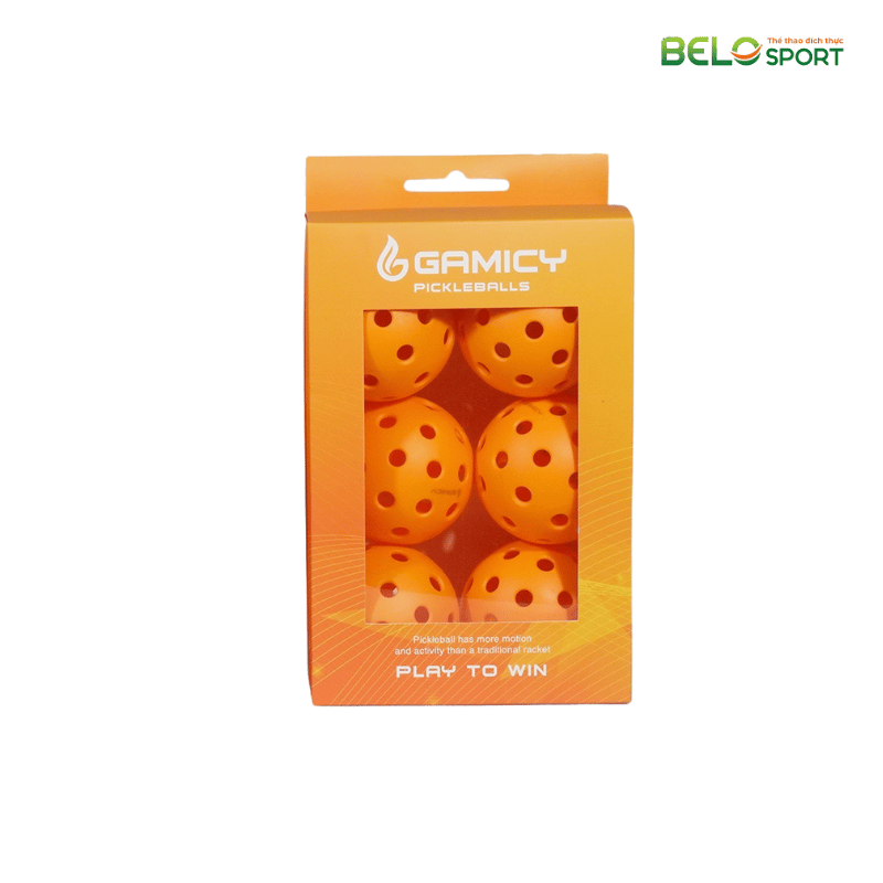 Hộp 6 Bóng Tập Luyện Pickleball Kaiwin Gamicy PG40L Outdoor