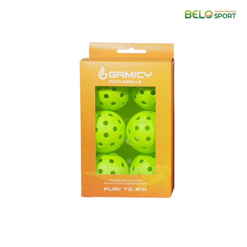 Hộp 6 Bóng Tập Luyện Pickleball Kaiwin Gamicy PG40L Outdoor
