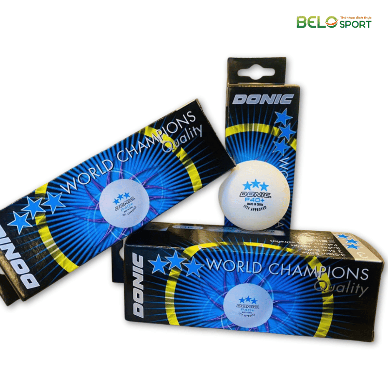Hộp Bóng Bàn Donic P40+ Hộp 3 Quả
