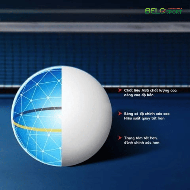 Hộp Bóng Bàn Double Fish Paris 6 Quả