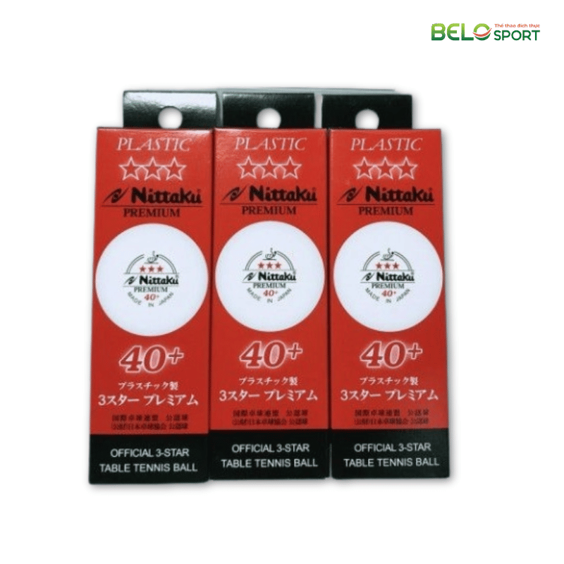 Hộp Bóng Bàn Nittaku 3 Star 40+ Premium